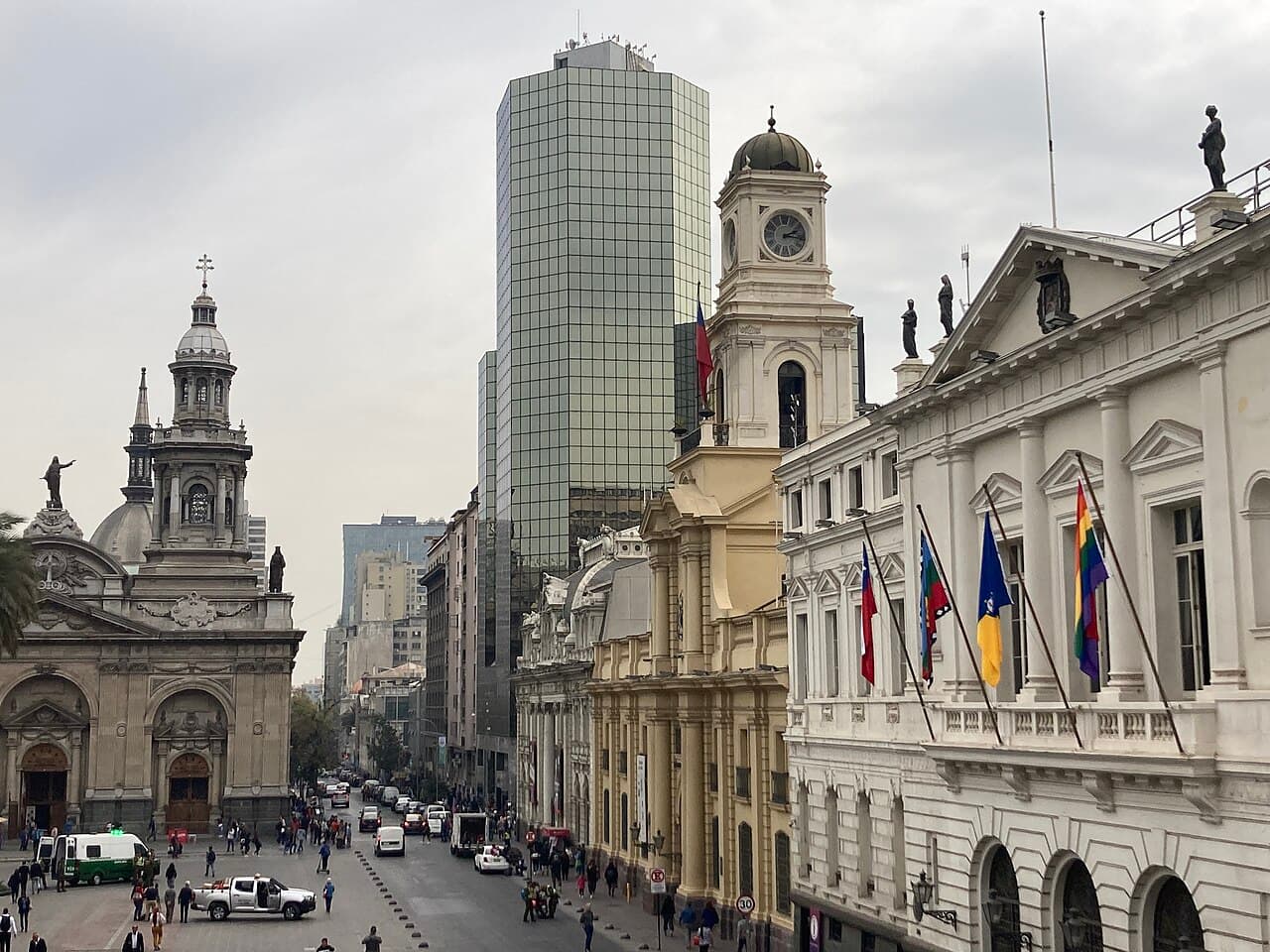 Plaza de Armas de la comuna de Santiago